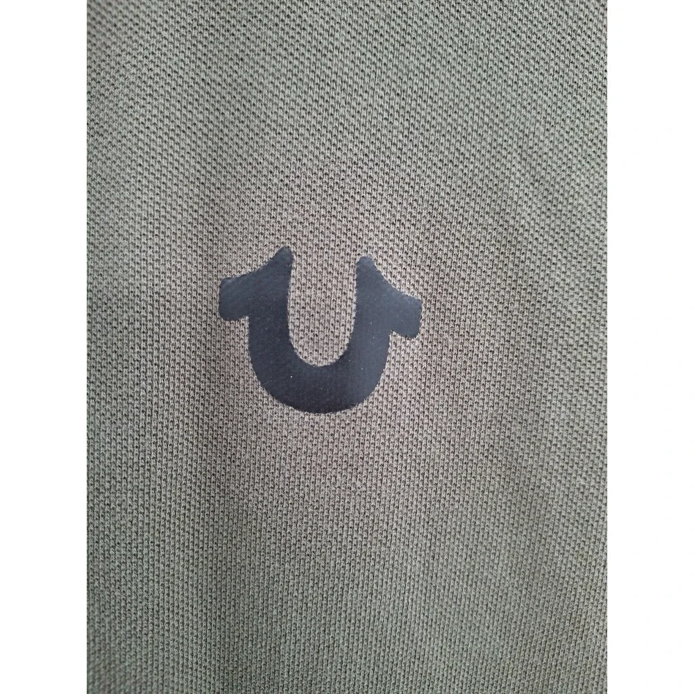True‎ Religion Medium Green Polo Shirt